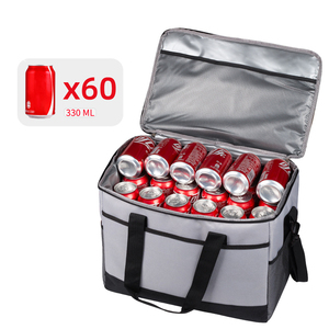 Wholesale Custom 35L Thermal Cooler Tote Bag Oxford Soft Insulated Bag Family Picnic Outdoor <b>Camping</b> Food Beverage <b>Storage</b> Bag - Product Image 4