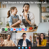 Caméscope numérique 4K à double objectif OEM/ODM pour le vlogging sur YouTube avec enregistreur numérique Wi-Fi
