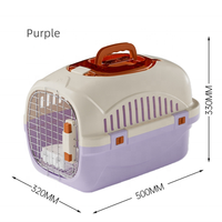 Nouvelle sacoche de transport pour chat, boîte de transport portable pour animaux de compagnie, boîte de transport pour chien et chat ventilée sur toutes les faces, respirante, dissipation de la chaleur