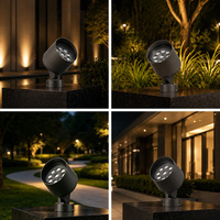 Projecteur LED avec puce COB 18W, étanche IP65, éclairage extérieur pour murs de bâtiments, aménagement paysager, application pour jardins et bâtiments