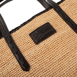 Straw Crochet <strong>Raffia</strong> <strong>Tote</strong> Crossbody Bag Fashionable Summer/Spring Lady's Casual Shoulder Bag With Snap Closure Eco-Friendly - Product Image 5