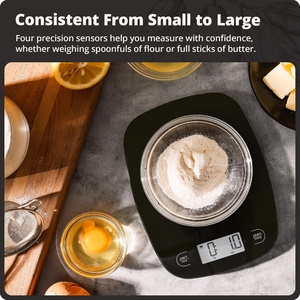 Báscula de Cocina Electrónica Inteligente Inalámbrica, con Función Nutricional, Funciona con Batería, Biblioteca de Alimentos Integrada, Medición Precisa del Peso - Product Image 4