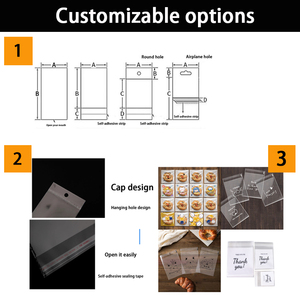 อุปกรณ์เสริมเครื่องประดับที่ปรับแต่งได้มาพร้อมกับถุงกันฝุ่นแบบใสที่สามารถใช้สำหรับบรรจุภัณฑ์เครื่องประดับได้ - Product Image 3