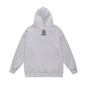 เสื้อฮู้ดผู้ชายทรงปกติ ระบายอากาศได้ดี สไตล์สตรีทแวร์ พิมพ์ลายโลโก้ด้านหน้า ผลิตจากโพลีเอสเตอร์/คอตตอน เฟรนช์เทอร์รี่ 310 กรัม - Product Image 5