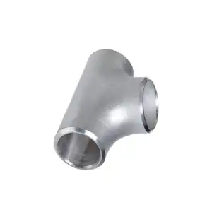 ASME B16.9 A403 WP304H High Carbon Stainless Steel Butt Weld Fitting Pipe Tee