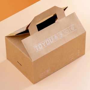Bán buôn tùy chỉnh Kraft hộp giấy logo công ty bán buôn in ấn thấp tối thiểu số lượng đặt hàng bánh bao bì hộp - Product Image 4