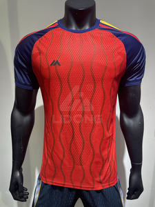 Uniforme de Fútbol Profesional Personalizado, Conjunto de <span class=keywords><strong>Camiseta</strong></span> de Fútbol <span class=keywords><strong>España</strong></span>, Equipaciones de Fútbol Retro - Product Image 2