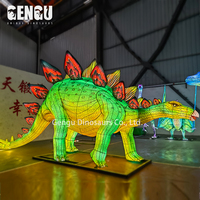 Lanterne de dinosaure pour parc extérieur, décoration de vacances, lanterne étanche avec lumière