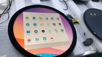 23,6 дюймов 700Nits круглый Icd экран пользовательская сеть Wifi круглый LCD рекламная машина, цифровые вывески