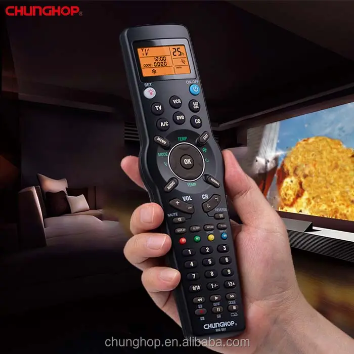 Chunghop rm-rm-991 funzione di apprendimento telecomando universale smart tv ac di controllo remoto con display lcd