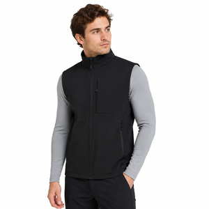 Gilet de golf en polyester pour homme, fermeture éclair intégrale, col montant, multi-poches, sans manches, pour la randonnée en plein air, décontracté, sportif, léger - Product Image 6
