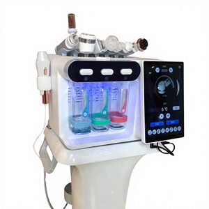 เครื่องไฮโดรเดอร์มาเบรชั่นสำหรับผิวหน้าระดับมืออาชีพ รุ่น Desktop Professional ใช้ H2O2 8 in 1 พร้อมฟังก์ชั่นไมโครบับเบิ้ลไฮโดรเจน รองรับมาตรฐาน US EU UK IT - Product Image 4