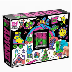 PlayneedD0h ปฏิทินนับถอยหลัง 24 วันแห่งความประหลาดใจ ความสนุกสีสันสดใสสำหรับเด็กอายุ 3 ถึง 5 ปี กล่องกระดาษแข็งสำหรับเด็กทั้งชายและหญิง - Product Image 1