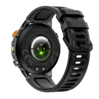 AK122 Nuovo Smartwatch Sportivo da Uomo, Display HD 1.7 Pollici, 1400mAh, Chiamate BT, IP68, Doppia Torcia LED, Monitoraggio Frequenza Cardiaca e Ossigeno nel Sangue, OEM