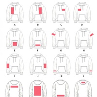QZFSO Ropa de Diseñador con Logotipo Personalizado para Hombre, Corte Crudo, Aplique de Araña, Bordado Desgastado, Tejido Pesado 100%