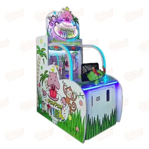 Indoor Amusement Equipment Hippo Paradise II Ticket Redemption Coin Operated Games Kids Arcade Shooting Game Machine