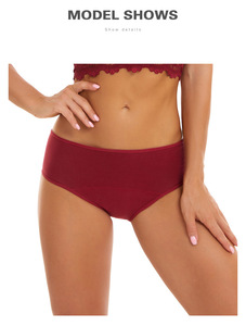 Culotte en coton doux personnalisée étanche absorbant femmes Hipster flux lourd étanche culotte menstruelle - Product Image 4
