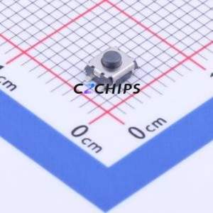 TS-1185EC-B-D-B Tactile Switch SMD Switch Single Pole Single Throw Round Button 1.6N Vertical Mount - Product Image 1