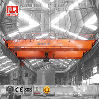 Control de cabina de servicio pesado Vigas dobles Vigas eléctricas 30 Ton 40 Ton 50 Ton Eot Bridge Traveling Overhead Crane 150ton