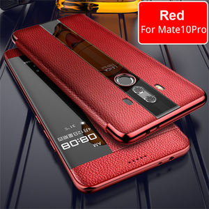 A103 — coque de téléphone <span class=keywords><strong>Huawei</strong></span> à rabat en cuir de vache, pour <span class=keywords><strong>Mate</strong></span> <span class=keywords><strong>20</strong></span> Pro/<span class=keywords><strong>Lite</strong></span>, <span class=keywords><strong>20</strong></span> X, <span class=keywords><strong>Mate</strong></span> 30 pro, 10, 9 et 8 - Product Image 6