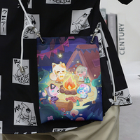 Sac messager personnalisé unisexe de dessin animé pochette à la mode pour téléphone portable pour petit sport adolescents sac de téléphone à fermeture éclair