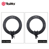 Anneau lumineux LED bicolore Tolifo 25W 18 pouces pour selfie, diffusion en direct, vidéos YouTube, maquilleur