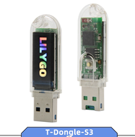 Carte de développement ESP32-S3 T-Dongle-S3 avec écran LCD ST7735 de 0.96 pouces Prise en charge de la carte TF Bluetooth WiFi