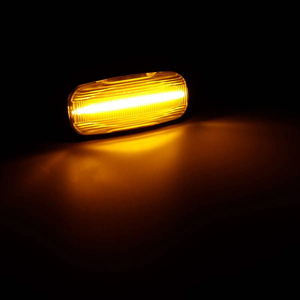 Luces de Marcador Ámbar, Luz de <span class=keywords><strong>Señal</strong></span> de Giro <span class=keywords><strong>Lateral</strong></span> Dinámica, Lámpara <span class=keywords><strong>Lateral</strong></span> para Land Rover Defender Discovery II Freelander - Product Image 2