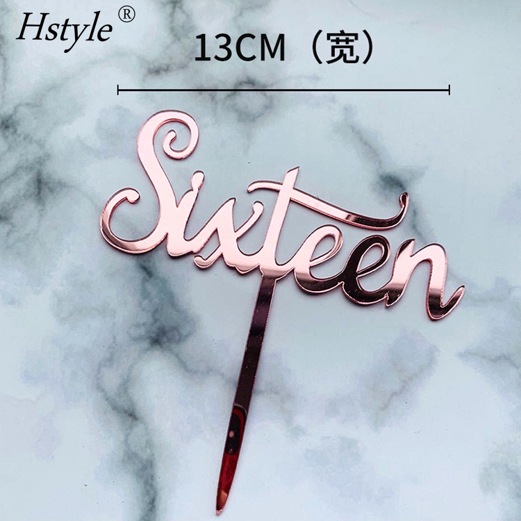 Sixteen-rose gold