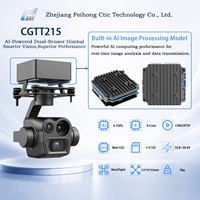 Kamera Gimbal Drone AI CGTT215 120x Hybrid Zoom Thermal & Visible Ringan untuk Inspeksi, Pencarian, dan Penyelamatan