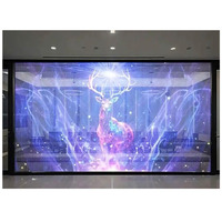 Mur vidéo LED en verre transparent Unilumin IP65 4K 1000x500mm pour ascenseurs, animations, publicité commerciale, centres commerciaux