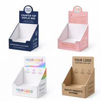 Boîte de présentation en carton écologique réutilisable pour comptoir, personnalisable avec logo, pour supermarchés, épiceries et commerces de détail