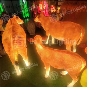 Lámpara Decorativa para Exteriores con Forma de Ganado, Iluminación para Parques y Paisajes Escénicos, IP65, Iluminación Decorativa Nocturna - Product Image 4