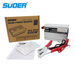 อินเวอร์เตอร์รถยนต์ <span class=keywords><strong>Suoer</strong></span> SAA-500A <span class=keywords><strong>500w</strong></span> 1000w 2000w แปลงไฟ DC 12v 24v เป็น AC 110v 220v แบบ Modified Sine Wave - Product Image 1