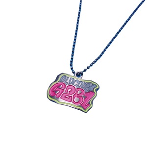 Collier avec logo de dessin animé en alliage de zinc couleur nickel noir, bijoux pour enfants, forme géométrique, chaîne extensible de 10 cm, directement de l'usine - Product Image 4