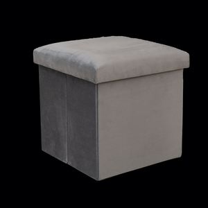 Modern <b>Stool</b> Living Room Furniture <b>Storage</b> Box Fabric Stainless Steel Bamboo Highest Quality Sample Available <b>Stools</b> Counter - Product Image 1