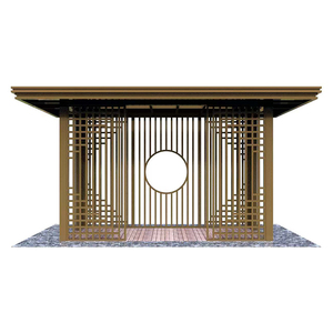 Pérgola de Jardín de Aluminio Impermeable para Exteriores, Estilo Chino, en Oferta, Gazebo PY04 - Product Image 5