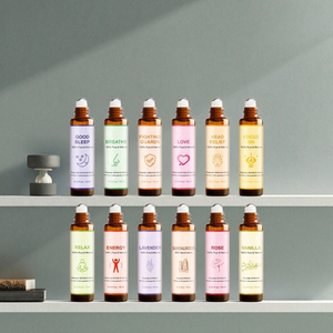 Aceites Esenciales de Marca Propia, Mezcla de Aromaterapia, Roll-On <span class=keywords><strong>para</strong></span> Dormir, 10 ml, Limón, Lavanda, Árbol de Té, Aceite Esencial Premium - Product Image 2