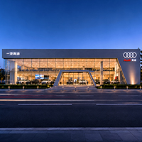 Estructura de Acero Comercial, Edificio Prefabricado, Almacén Metálico, Sala de Exposiciones, Centro Comercial, Sala de Exposición de Autos 4S