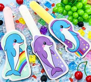 Fundas de Neopreno Reutilizables de 3mm con Diseño de Cola de Sirena para Helados, Personalizables - Product Image 1