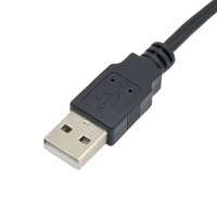 Câble USB 2.0 Type-C à angle droit de 0,3 m, 0,5 m, 1 m, 1,5 m avec conducteur en cuivre pur pour transfert de données informatiques