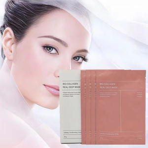 Máscara Facial Coreana de Hidratação Profunda com Biocolágeno, OEM Personalizada, 4 Unidades/Caixa, para Cuidados com a Pele Feminina - Product Image 1