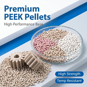 เม็ดพลาสติกเรซิน PEEK เสริมแรงด้วยคาร์บอนไฟเบอร์แบบกำหนดเอง CF 10 20 30 CF25 CFR PEEK - Product Image 4
