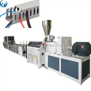 Building Materials Pvc Electrical Wire Cable Trough Casing Trunking Wiring Duct Extrusion Production Line