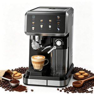 Macchina per Caffè Espresso Domestica Digitale Aifa in Acciaio Inox 1350W con Serbatoio per Latte <span class=keywords><strong>Russo</strong></span>, per Caffè Freddo, Latte e Cappuccino - Product Image 3