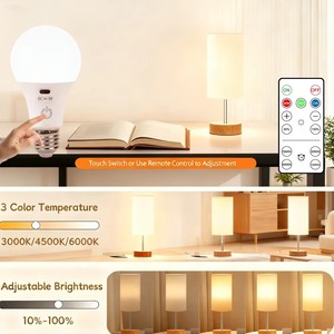 <span class=keywords><strong>Ampoule</strong></span> LED SMD <span class=keywords><strong>rechargeable</strong></span>, couleur RGB, charge Type-C, intelligente, à intensité variable, culot E27, avec minuterie, sans fil, fonctionne sur <span class=keywords><strong>batterie</strong></span> - Product Image 5