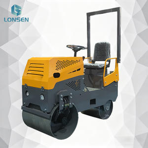 Lonsen LS850 Double Drum Vibratory <b>Roller</b> Hydraulic Drive 30KN Exciting Force Residential Street Paving with Pump & Bearing - Product Image 4