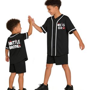 Camiseta de béisbol Big Brother para niños pequeños, ropa deportiva transpirable para todas las estaciones - Product Image 6
