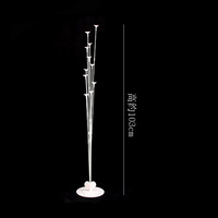 Ensemble de supports de colonnes de table en plastique pour ballons, idéal pour les décorations d'anniversaire, de mariage, de fête et de célébration de bébé