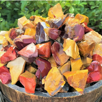 Pierres brutes de Mookaite Jasper naturel en gros, spécimens de minéraux bruts pour le polissage, la cabochonnage et la sculpture